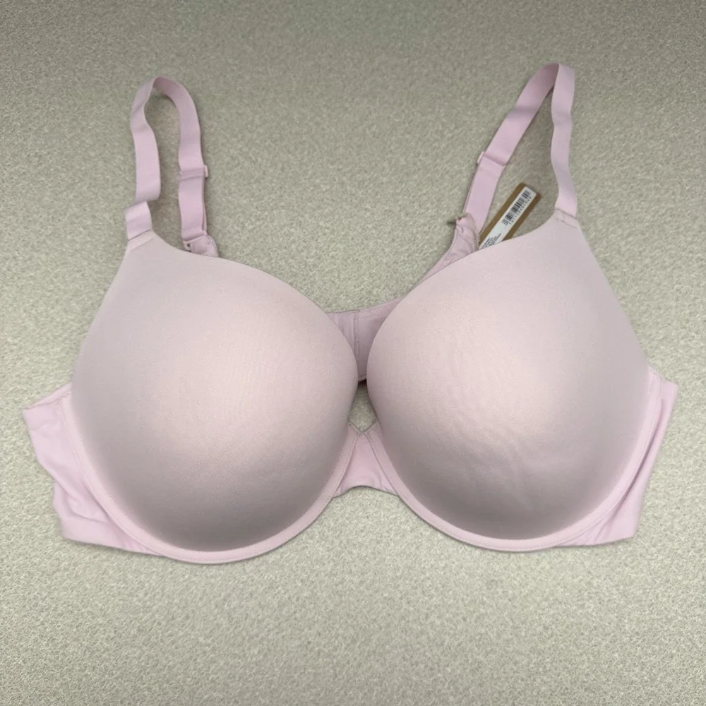 Skims Women's Fits Everybody Push-Up Demi Bra DH3 Cherry Blossom Tonal 46DD NWT - Picture 1 of 5